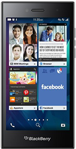 BlackBerry STR100-1 Shadow Grey Smartphone Leap (13 cm (5 Zoll), 16GB LTE) schwarz