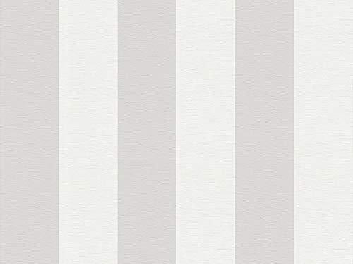 A.S. Création - Carta da parati Liberté in stile country shabby chic, 10,05 x 0,53 m, colore: rosa/bianco, 314017, verde, 314031