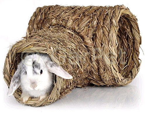 Natur Gras Heu Stroh Nager Meerschweinchen Kaninchen Hamster Tunnel Haus Nest Höhle Maus (06171)