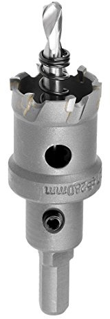 sourcing map Hartmetall Lochschneider, Lochsägen für 5mm Edelstahlblech Metall 28mm