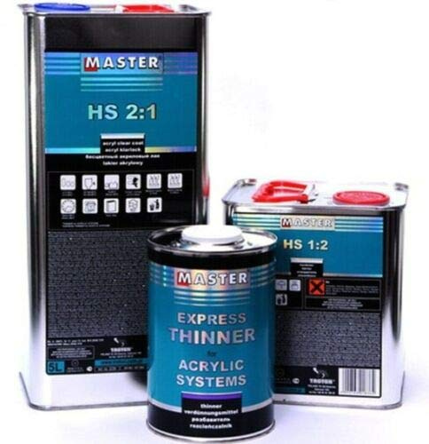 Troton 5L HS ACRYL KLARLACK Glanz 2:1 + HÄRTER Standard 2,5L + VERDÜNNER Express 1L (8,5L)