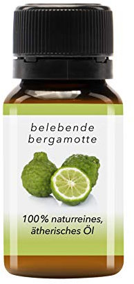KAZIS® I Ätherisches Öl Bergamotte in Bio-Qualität I 100% naturrein I Kaltgepresst I 10 ml I Raumduft