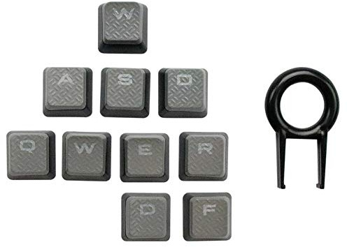 Gintai Interruttori Meccanici per Tastiera Gaming Grigio FPS KeyCaps | con retroilluminazione Sostituzione per Cherry MX