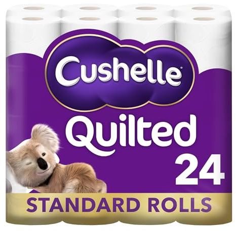 Cushelle Quilted Toilet Roll 24 Standard Rolls