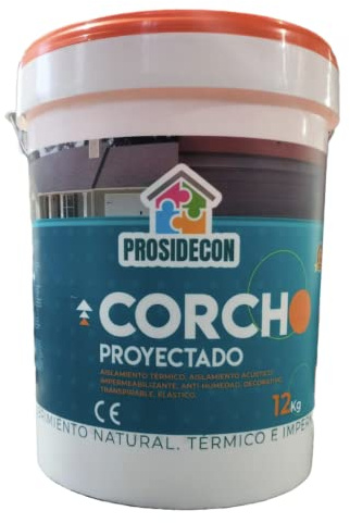 prosidecon Liège projeté,12kg,15 ans garantie,peinture imperméable et isolante thermique et acoustique,toits,façades et intérieurs,noir ardoise