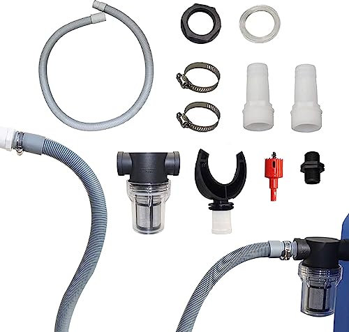 Raccolta di pioggia per tubi rall, raccolta acqua piovana, tubo di scarico con filtro, raccoglitore di pioggia Speedy per tetti fino a 80 m² (lunghezza tubo 100 cm)