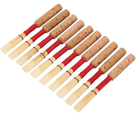 10 Stück Oboenrohr Mittelstarke Oboenrohre für Anfänger Oboe Reparatur Schilf Zubehör Ersatzteile