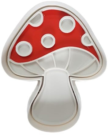 Tagliabiscotti.it - Fungo - Cookies Cutter - Formina stampo per realizzare biscotti (6 cm)