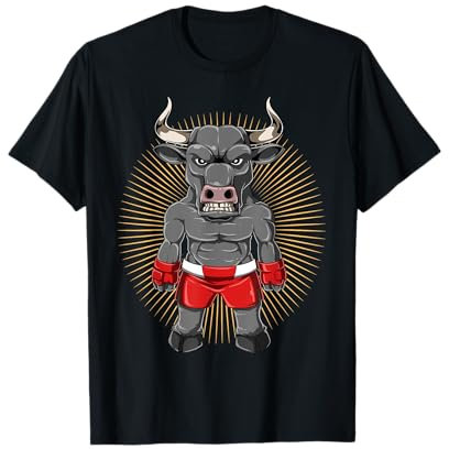 MMA Bull Fighter Mixed Martial Arts-Training T-Shirt