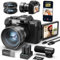 NBD Appareil Photo Numérique 5K pour la Photographie et Le Vlogging, Appareil Photo 48 MP/60 FPS avec WiFi et Contrôle par Application, Appareil Photo Compact avec Carte TF de 32 Go (Noir)