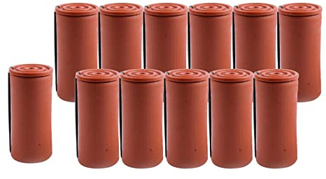 KAIYUEMAOYI Cold Wave Rollers with Included Rubber Bands for Easy Application; Permanent Wave Rollers That Require No Heating And Are Gentle on The Hair, 12Pcs 4cm