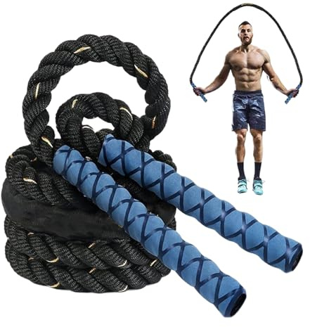 Schweres Sprungseil, Schweres Sprungseil Männer- Fitnesstraining,0,98 Zoll Körperforming Jumpropes Für MännerMänner, Tragbare Trainingsausrüstung Im Fitnessstudio