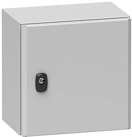 Schneider NSYS3D10625P Spacial S3D Porte complète avec Plaque de Montage H1000 x L600 x P250 IP66 IK10 RAL7035