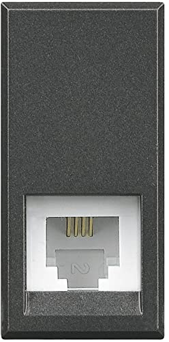 Legrand HS4258/11N TELEFONDOSE RJ11 K10 ANTHR