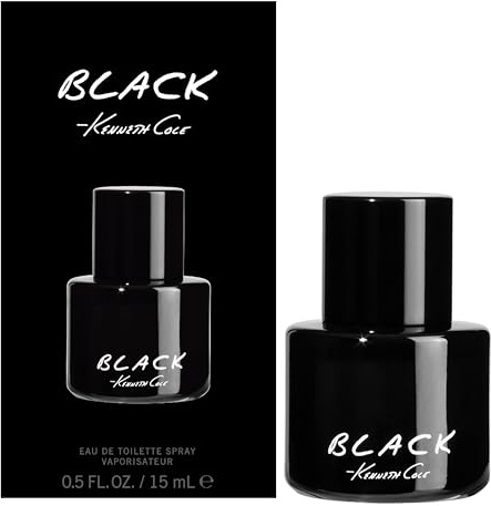 Kenneth Cole Black Eau de Toilette Body Spray Cologne for Men, 0.5 Fl. Oz.