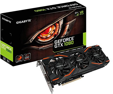 Gigabyte GV-N1080WF3OC-8GD - NVIDIA GeForce GTX 1080 grafikkort (ATX, GDDR5X, PCI Express x16 3.0)