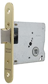 Tesa Assa Abloy 20154RHL Cerraduras De Embutir Para Puertas De Madera Latonado Entrada 40 mm/Frente Redondo 2015