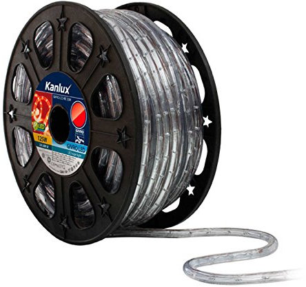 Kanlux 5 Meter LED ROT Lichterkette Lichtschlauch Lichterschlauch IP44 wasserdicht LED Schlauch für Innen- und Aussenbereich farbig (5 Meter ROT) energiesparende LED stromsparend