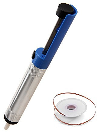 Desoldador de Estaño Limpiador de Soldadura Bomba Desoldadora Aspirador