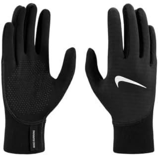 Nike Herren 9331/67 Lightweight Technologie Running Handschuhe, 082 Black/Silver, XL