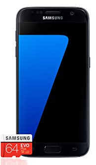 Samsung Galaxy S7 Smartphone BUNDLE (5,1 pouces (12,9 cm) Écran tactile, 32 Go de mémoire interne, Android – Noir + Carte mémoire Samsung EVO Plus 64 Go [Exclusivité Amazon]