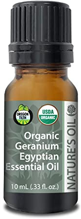 Best Geranium Essential Oil Pure Certified Organic Therapeutic Grade 10ml