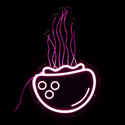 OSALADI Quallen Neonlampe Led Kreative Usb Betrieben Quallen Neon Zeichen Lampe Warmes Rosa Licht Für Schlafzimmer Zuhause Büro Bad Bar Party