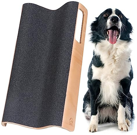 LovIntry M-förmige Hundekratzunterlage für Nägel, Hundenagelfeile Spielzeug für die Hundenagelwartung, gekürzte Hundeseitennägel einfach und stressfrei (L)
