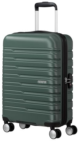 American Tourister Flashline - Spinner S, Handgepäck, 55 cm, 34 L, Grün (Dark Forest)
