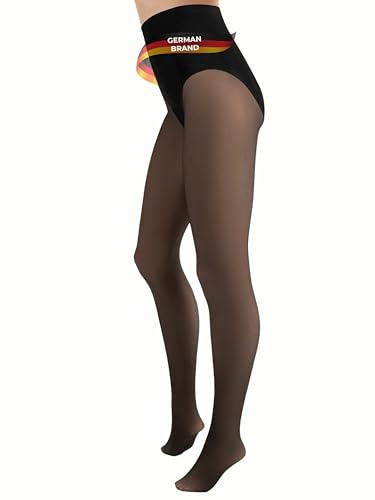 TONEST Collant Thermique 160DEN - Hiver - Collant Chaud effet transparent Femme - Polaire Sculptant Ventre plat - OekoTex 100-1200-TS (M)