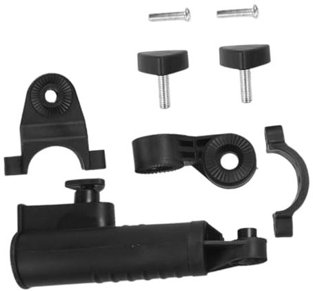 TOGEVAL Umbrella Stand for Chair Golf Cart Adjustable Angle Holder Black Umbrella Holder for Golf Cart Accessories