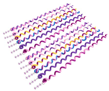 Pinza para Trenzar el Cabello en Espiral, 12 Piezas, Púrpura