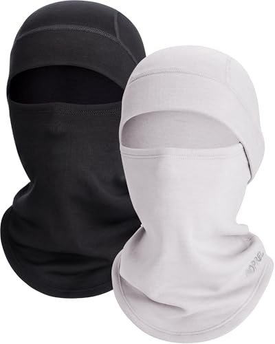 AOPREL Kinder Sturmhaube Winter Balaclava Modal-Wolle-Mix Skimaske | Multifunktional Winddicht Thermo Gesichtsmasken Schlupfmütze Sturmmaske Mütze mit Halswärmer für Jungen & Mädchen