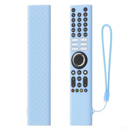Startbuymore Funda protectora de control remoto para Xiaomi XMRM-P3 todo incluido a prueba de golpes de silicona (azul luminoso)