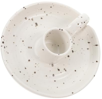 EXAOMBLE Soporte para Incienso de Cerámica con Asa Quemador Versátil para Varitas y Conos Bandeja para Santo Decoración para Hogar Sala y Oficina