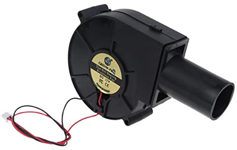 9733 - Ventilador eléctrico para barbacoa al aire libre, para picnic, camping, barbacoa, parrilla con conducto de aire, rodamiento de bolas, ventilador sin escobillas