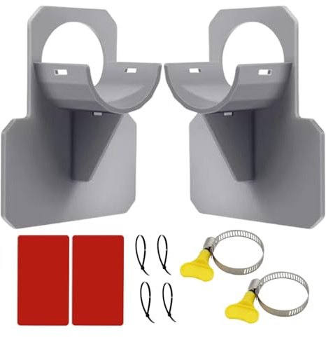Générique Support De Tuyau De Piscine, Support De Tuyau De Piscine Au Sol, Crochet De Serrage Réglable, Fixations De Tube De D'outil pour Accessoires Extérieurs De Terrasse De Cour Arrière