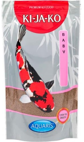 KI-JA-KO Baby – Comida para Alevines de Koi - 500 g. Alimento para koi con Alto Contenido en proteínas, Omega-3, astaxantina y prebióticos para un Crecimiento Saludable y Colores intensos.