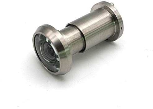 ARCH Gebürstetem Edelstahl Zuschauer Guckloch Weitwinkel-HD Türspiegel Hotel Home Specialdoor Spiegel Anti-Diebstahl-Anti-Brecheisen-Türspion Projektor (Size : Aperture 22mm)