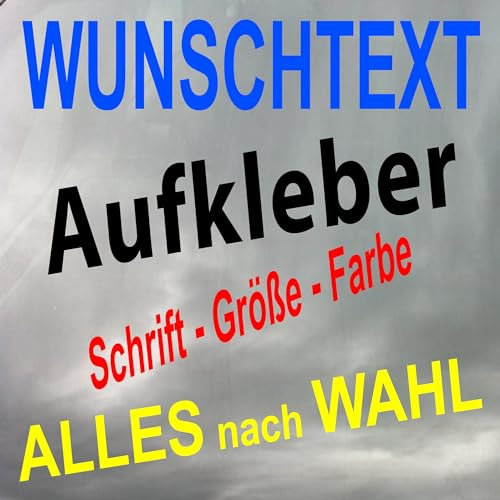 cartattoo4you® AP-02995 | WUNSCHTEXT Aufkleber Text selbst gestalten Autoaufkleber Car Sticker Kleber Namen Buchstaben Schriftzug Briefkasten Spruch Tuning Motorrad Boot Mülltonne ab 18 cm