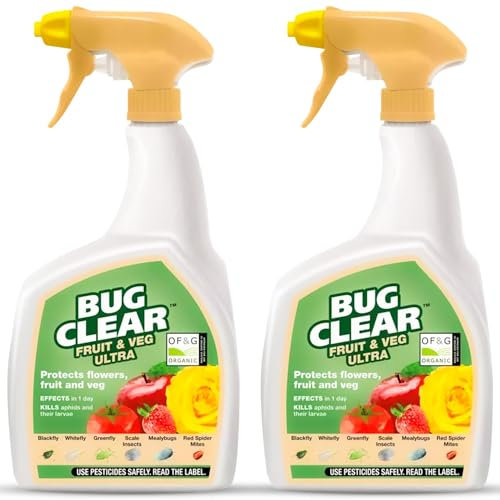 Bug Clear Ultra House Plant Bug Killer - 800ml Ready to Use Fly Spray for Aphids, Scale Insects, Mealy Bugs, and Other Mites - Houseplant Bug Killer With Perfectonish Thank You Packaging (2)