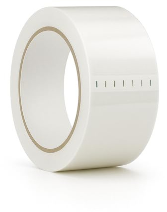 masquepack x1 Cinta Adhesiva de Embalar Acrílica Blanca para Embalaje Resistente y Duradero. Paquete de 1 precinto (1, Blanca, 48 mm x 125 metros)