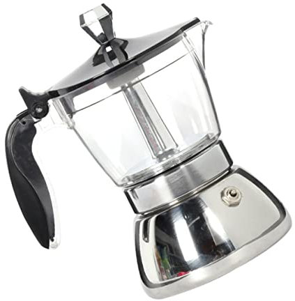 FELTECHELECTR Caffettiera Inossidabile Design Per Espresso e Capacità e Facile Usare e