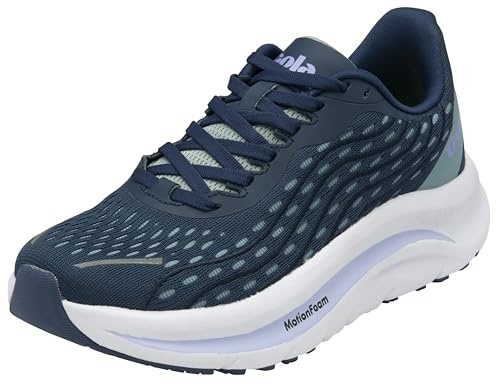 Gola Damen Alzir Speed Sneaker, Marineblau, indisches Blaugrün, Flieder, 41 EU