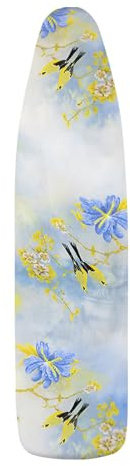 ZIHQRgE Housse Table à Repasser 130 x 50 cm Élastiques et Rembourrées en Coton Épais Faciles à Installer pour Un Repassage Rapide(Bleu,51.1 L x 19.6 in W (130 x 50 cm))