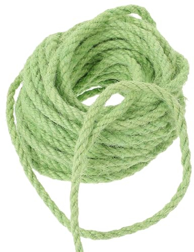 Artibetter 6mm Grünes Sisalseil für Katzen 10m, Flexibel und Zuschneidbar