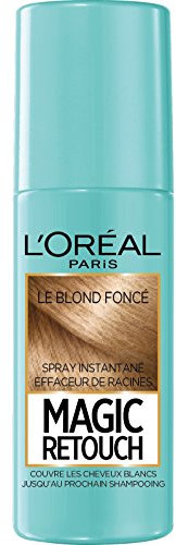 L’Oréal Paris Magic Retouch, spray di ritocco istantaneo per la ricrescita delle radici, colore castano, (lingua italiane non garantita)