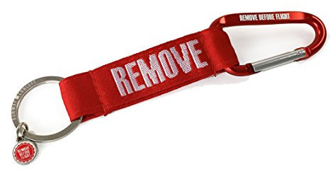 REMOVE BEFORE FLIGHT Schlüsselanhänger Karabiner-Strap