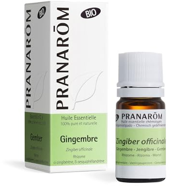 Pranarom - Aceite Esencial Jengibre 5 ml - Bio - 5 ml