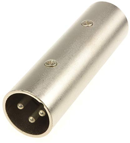 kenable XLR Männlich Stecker Zum Stecker Metall Koppler Kupplung Adapter